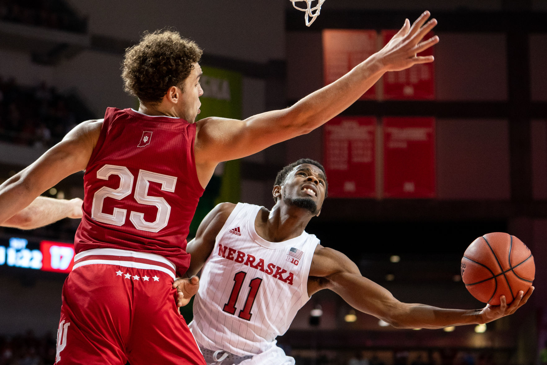 Nebraska Basketball vs. Indiana Photo No. 9